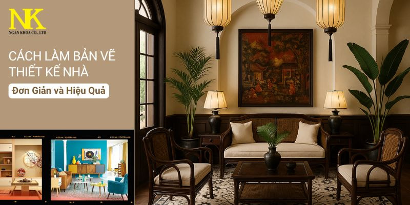 Cách làm bản vẽ thiết kế nhà