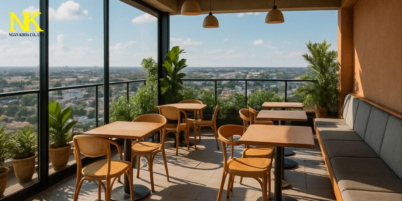 cảnh quán cà phê đẹp