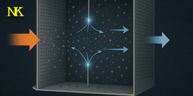 nguyên lý làm việc bo lọc bụi tĩnh điện