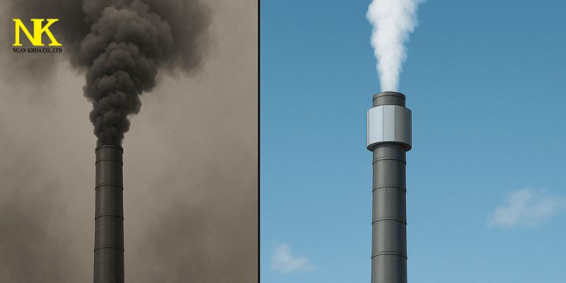 nguyên lý làm việc bo lọc bụi tĩnh điện