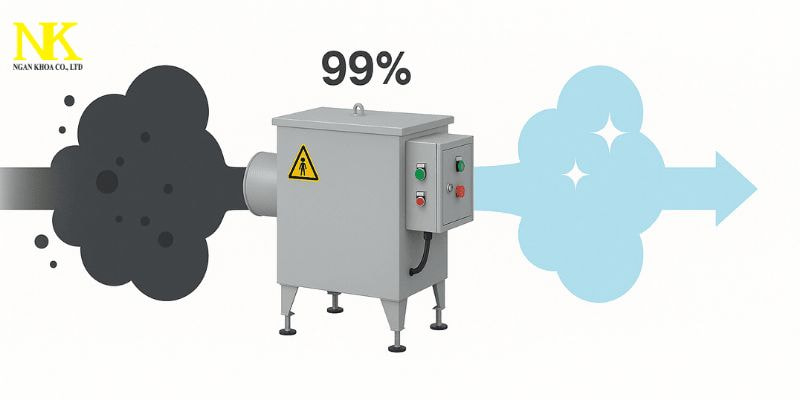 tìm hiểu máy lọc bụi tĩnh điện