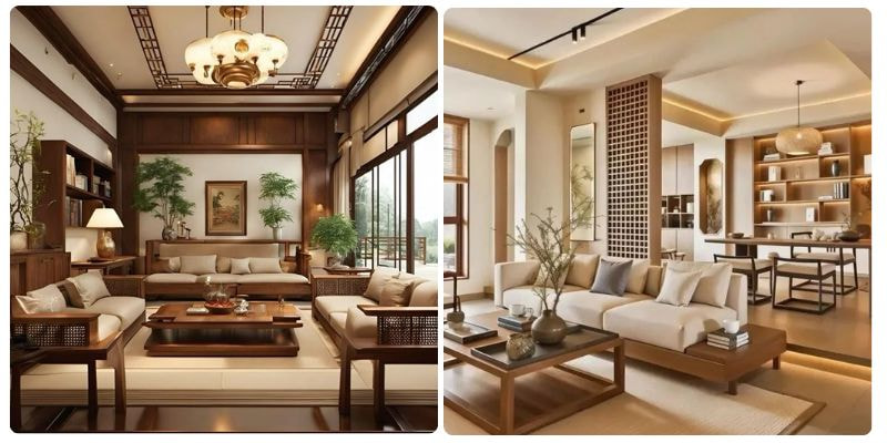 Phòng khách đơn giản