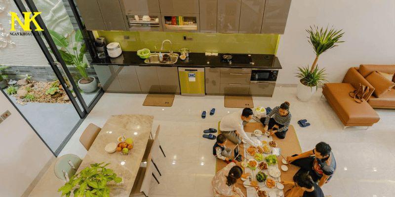 phòng bếp đơn giản