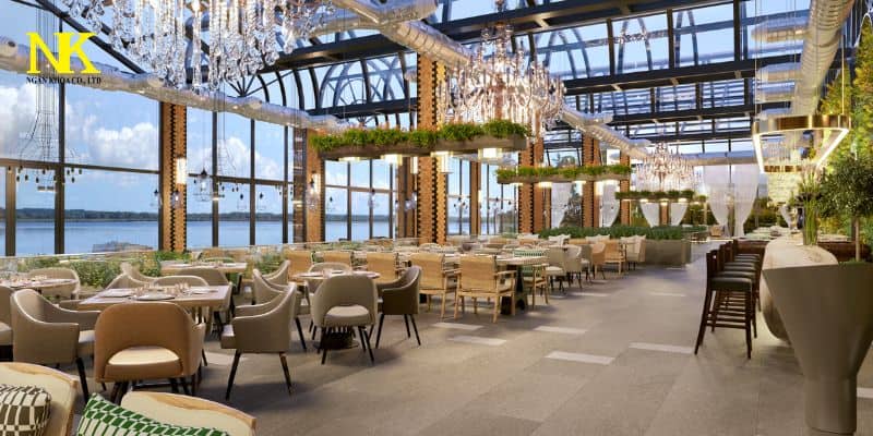 Hình ảnh nhà hàng sang trọng