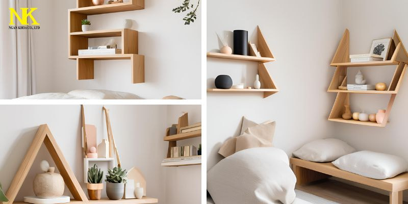 kệ gỗ trang trí