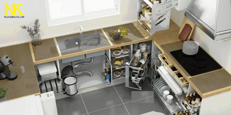 không gian bếp đẹp