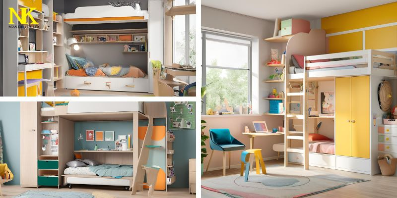 mẫu giường tủ hiện đại