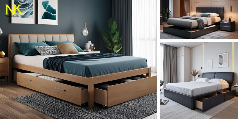 mẫu giường tủ hiện đại